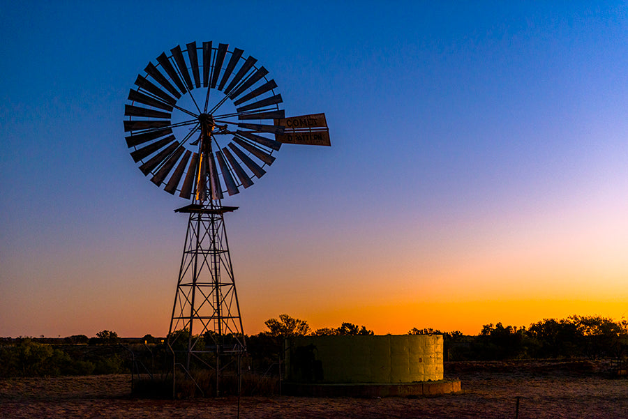 Windmill Sunset, Northern Territory